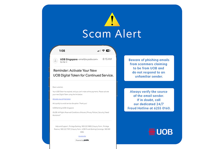 Beware of phishing emails